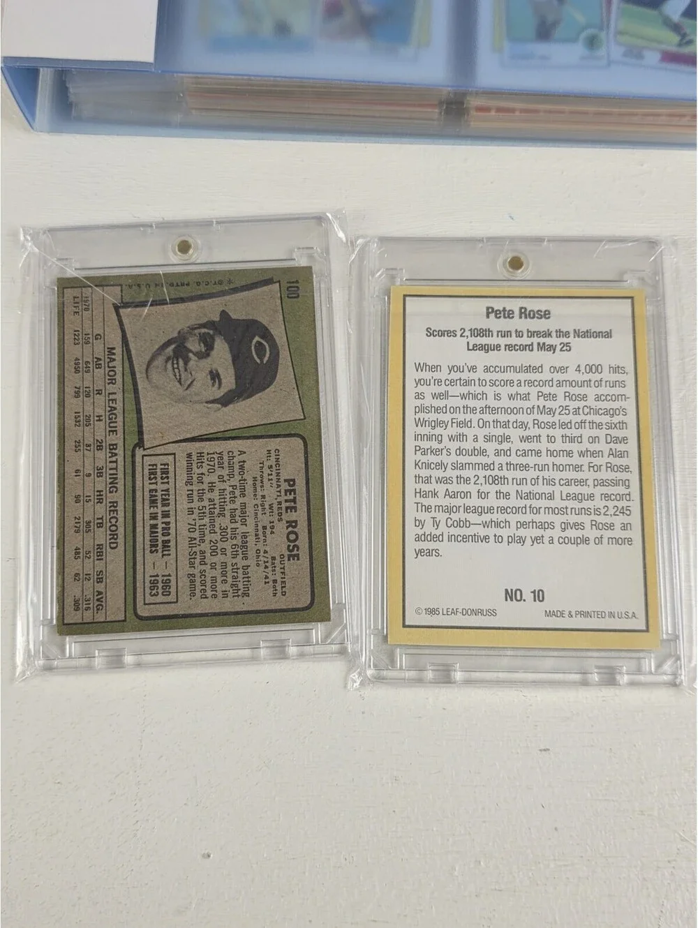 Huge Lot ~ Collection of Pete Rose Baseball Cards With Auto 1971, Book & Box Set
